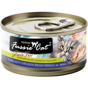 Fussie Cat Premium Tuna with Threadfin Bream Formula in Aspic Grain-Free Canned Cat Food