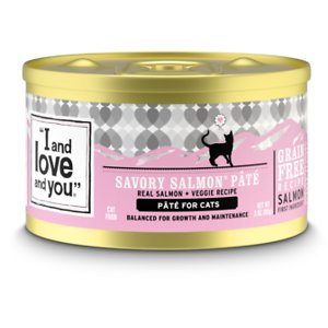I and Love and You Savory Salmon Pate Grain-Free Canned Cat Food