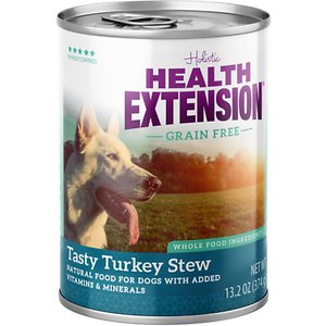 Health Extension Grain-Free Tasty Turkey Stew Canned Dog Food