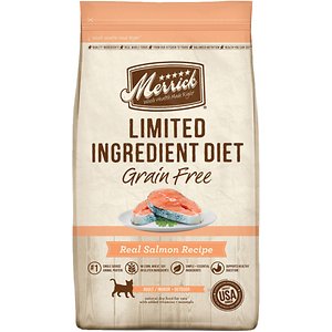 Merrick Limited Ingredient Diet Grain-Free Real Salmon Recipe Dry Cat Food