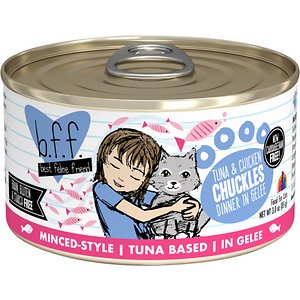 Image of BFF Tuna & Chicken Chuckles Dinner in Gelee Canned Cat Food