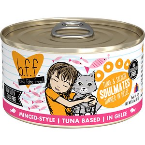 Image of BFF Tuna & Salmon Soulmates Dinner in Gelee Canned Cat Food