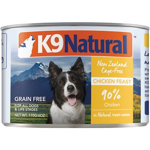 K9 Natural Cage-Free Chicken Feast Grain-Free Canned Dog Food