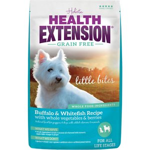 Health Extension Grain-Free Little Bites Buffalo & Whitefish Recipe Dry Dog Food