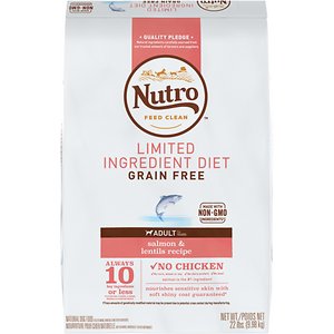 Nutro Limited Ingredient Diet Grain-Free Adult Salmon & Lentils Recipe Dry Dog Food