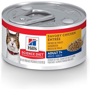 Image of Hill's Science Diet Adult 7+ Savory Chicken Entree Canned Cat Food