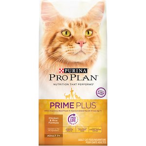 Image of Purina Pro Plan Prime Plus Adult 7+ Chicken & Rice Formula Dry Cat Food