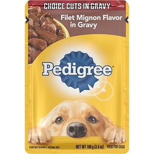 Image of Pedigree Choice Cuts Filet Mignon Flavor in Gravy Wet Dog Food