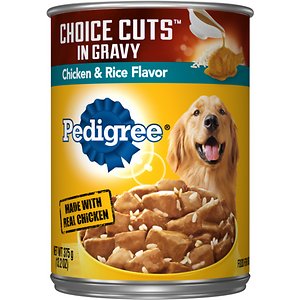 Pedigree Choice Cuts in Gravy With Chicken & Rice Canned Dog Food