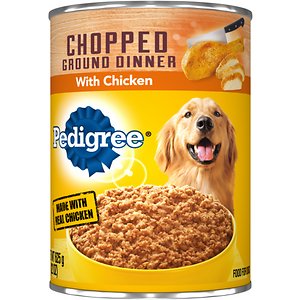 Image of Pedigree Chopped Ground Dinner With Chicken Canned Dog Food