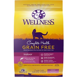 Image of Wellness Complete Health Natural Grain Free Salmon & Herring Dry Cat Food