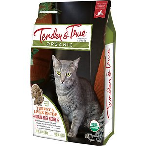 Tender & True Organic Turkey & Liver Recipe Grain- Free Dry Cat Food