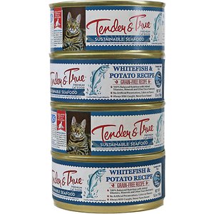Tender & True Limited Ingredient Ocean Whitefish & Potato Recipe Grain-Free Canned Cat Food