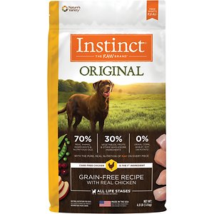 Instinct Original Grain-Free Recipe with Real Chicken Freeze-Dried Raw Coated Dry Dog Food