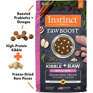 Instinct Raw Boost Small Breed Grain-Free Recipe with Real Chicken & Freeze-Dried Raw Pieces Dry Dog Food