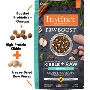 Instinct Raw Boost Puppy Grain-Free Recipe with Real Chicken & Freeze-Dried Raw Pieces Dry Dog Food
