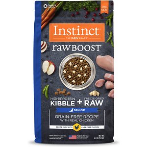 Image of Instinct Raw Boost Senior Grain-Free Recipe with Real Chicken & Freeze-Dried Raw Pieces Dry Dog Food
