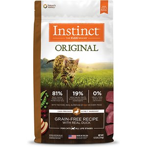 Instinct Original Grain-Free Recipe with Real Duck Freeze-Dried Raw Coated Dry Cat Food