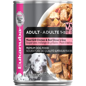 Eukanuba Adult Mixed Grill Chicken & Beef Dinner in Gravy Formula Canned Dog Food
