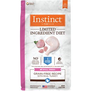 Instinct Limited Ingredient Diet Small Breed Grain-Free Turkey Recipe Freeze-Dried Raw Coated Dry Dog Food