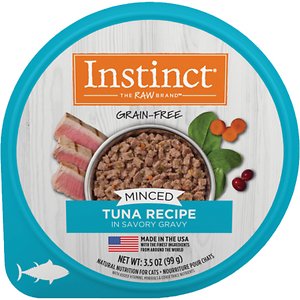 Instinct Grain-Free Minced Recipe with Real Tuna Wet Cat Food Cups