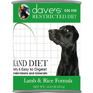 Dave's Pet Food Restricted Bland Diet Lamb & Rice Formula Canned Dog Food