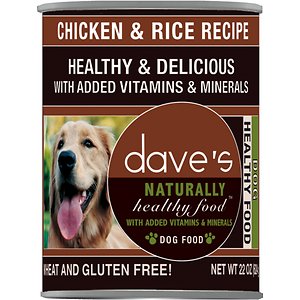 Dave's Pet Food Naturally Healthy Chicken & Rice Recipe Canned Dog Food