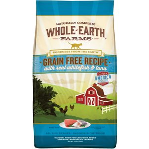 Whole Earth Farms Grain-Free Real Whitefish & Tuna Recipe Dry Cat Food