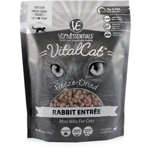 Vital Essentials Rabbit Mini Nibs Entree Freeze-Dried Cat Food