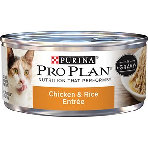 Purina Pro Plan Savor Adult Chicken & Rice Entree in Gravy Canned Cat Food