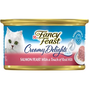 Image of Fancy Feast Creamy Delights Salmon Feast Canned Cat Food