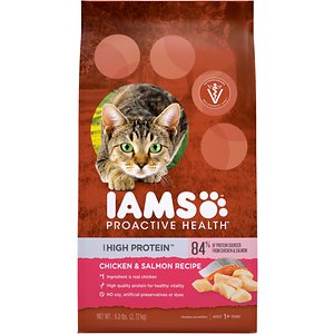 Iams ProActive Health High Protein Chicken & Salmon Recipe Dry Cat Food