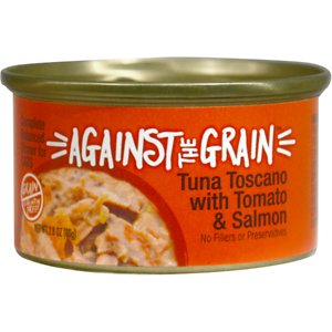 Against the Grain Tuna Toscano with Tomato & Salmon Dinner Grain-Free Wet Cat Food