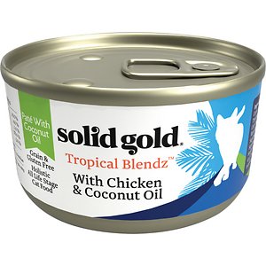Solid Gold Tropical Blendz with Chicken & Coconut Oil Pate Grain-Free Canned Cat Food