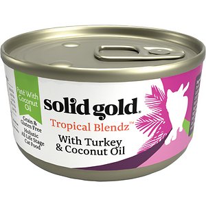 Solid Gold Tropical Blendz with Turkey & Coconut Oil Pate Grain-Free Canned Cat Food