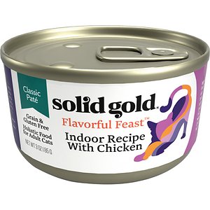 Image of Solid Gold Flavorful Feast Indoor Recipe with Chicken Pate Grain-Free Canned Cat Food