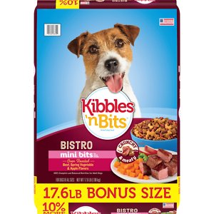 Kibbles 'n Bits Bistro Small Breed Mini Bits Oven Roasted Beef Flavor Dry Dog Food