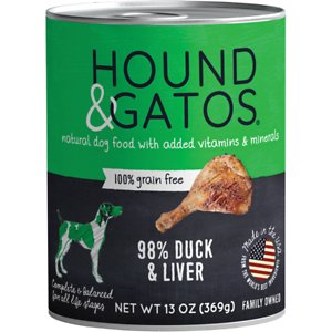 Image of Hound & Gatos 98% Duck & Liver Grain-Free Dog Food