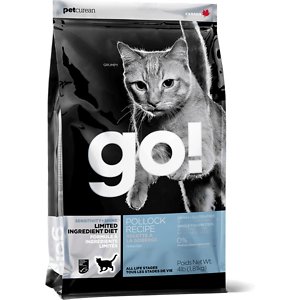 Go! SENSITIVITIES Limited Ingredient Pollock Grain-Free Dry Cat Food