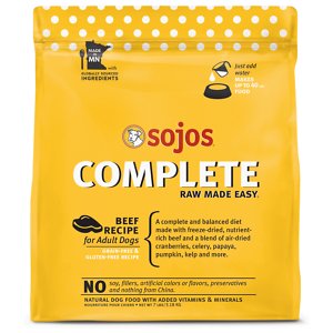 Sojos Complete Beef Recipe Adult Grain-Free Freeze-Dried Raw Dog Food