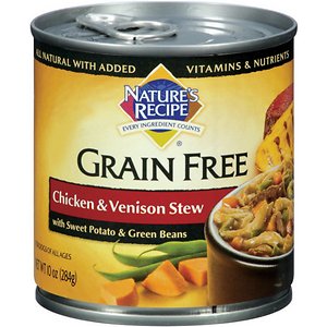 Nature's Recipe Grain-Free Chicken & Venison Stew Canned Dog Food