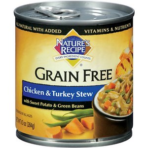 Image of Nature's Recipe Grain-Free Chicken & Turkey Stew Canned Dog Food