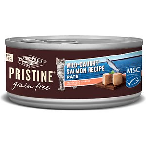 Castor & Pollux PRISTINE Grain-Free Wild-Caught Salmon Recipe Pate Canned Cat Food