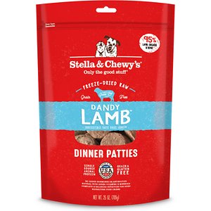 Image of Stella & Chewy's Dandy Lamb Dinner Patties Freeze-Dried Raw Dog Food