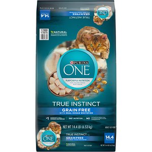 Image of Purina ONE True Instinct Natural Grain-Free with Ocean Whitefish Dry Cat Food