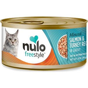 Image of Nulo Freestyle Minced Salmon & Turkey in Gravy Grain-Free Canned Cat & Kitten Food