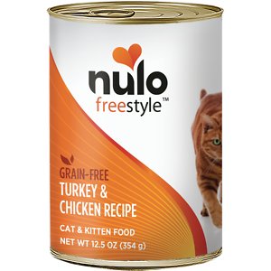 Nulo Freestyle Turkey & Chicken Recipe Grain-Free Canned Cat & Kitten Food