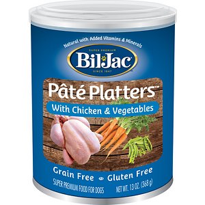Bil-Jac Pate Platters Grain-Free with Chicken & Vegetables Canned Dog Food
