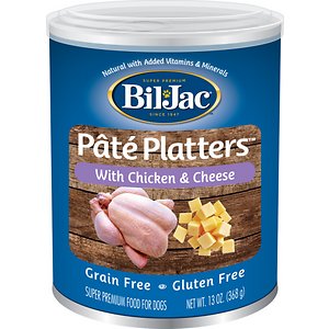 Bil-Jac Pate Platters Grain-Free with Chicken & Cheese Canned Dog Food