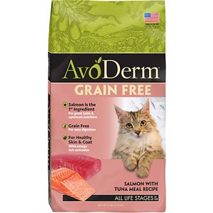 Image of AvoDerm Grain-Free Salmon with Tuna Meal Dry Cat Food